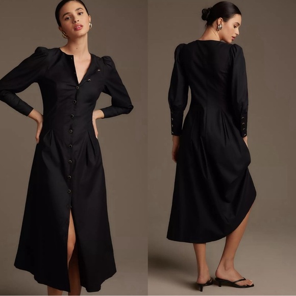 red long sleeve dress Coraline Red Long Sleeve Maxi Dress - US 12